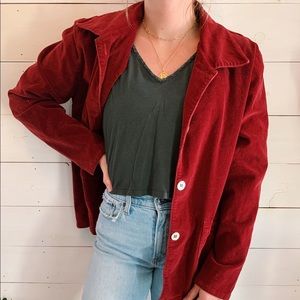 red jacket